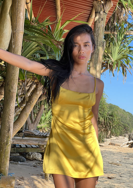 Mini Selene Dress - Honey