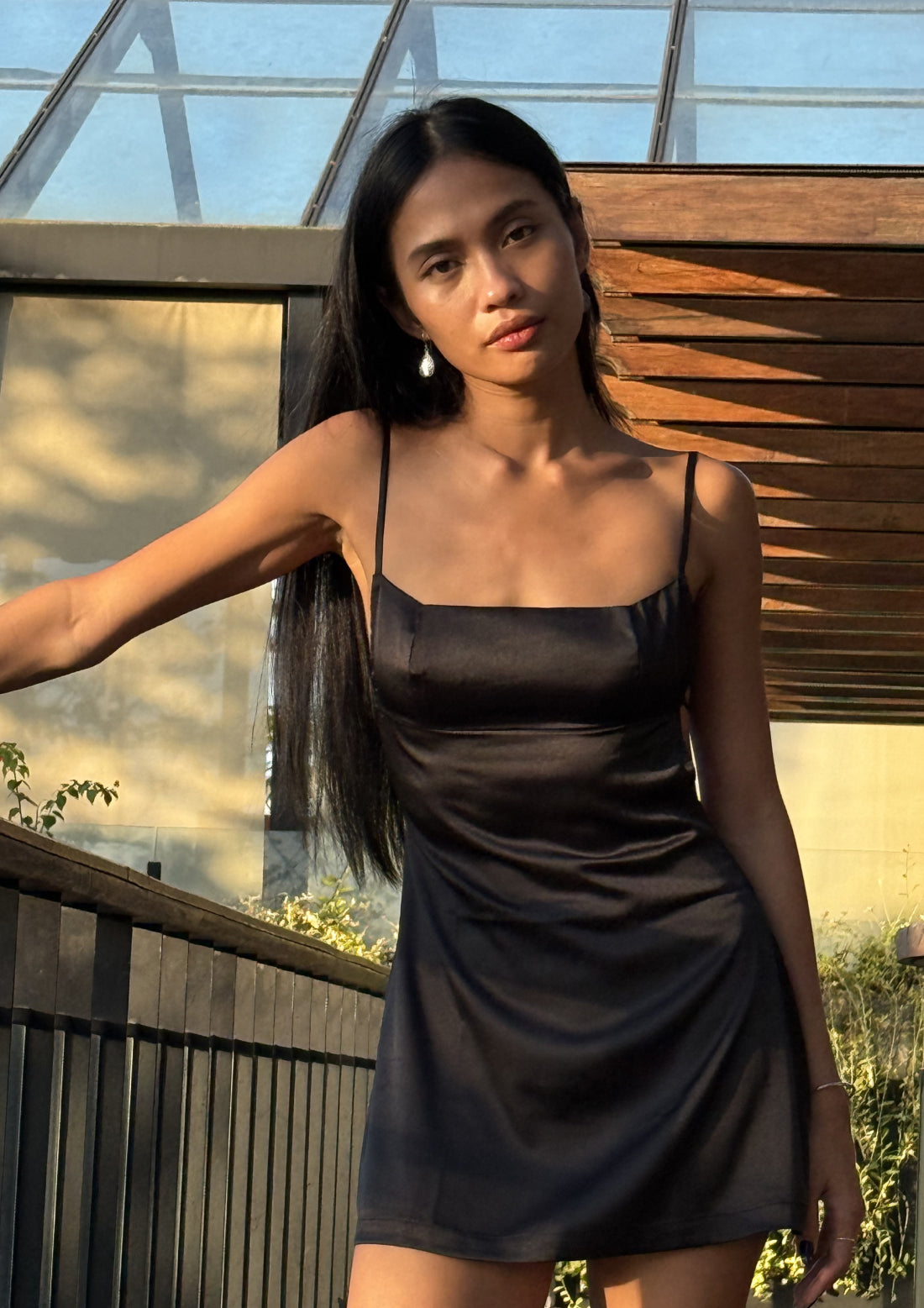 Gaun Mini Selene — Midnight