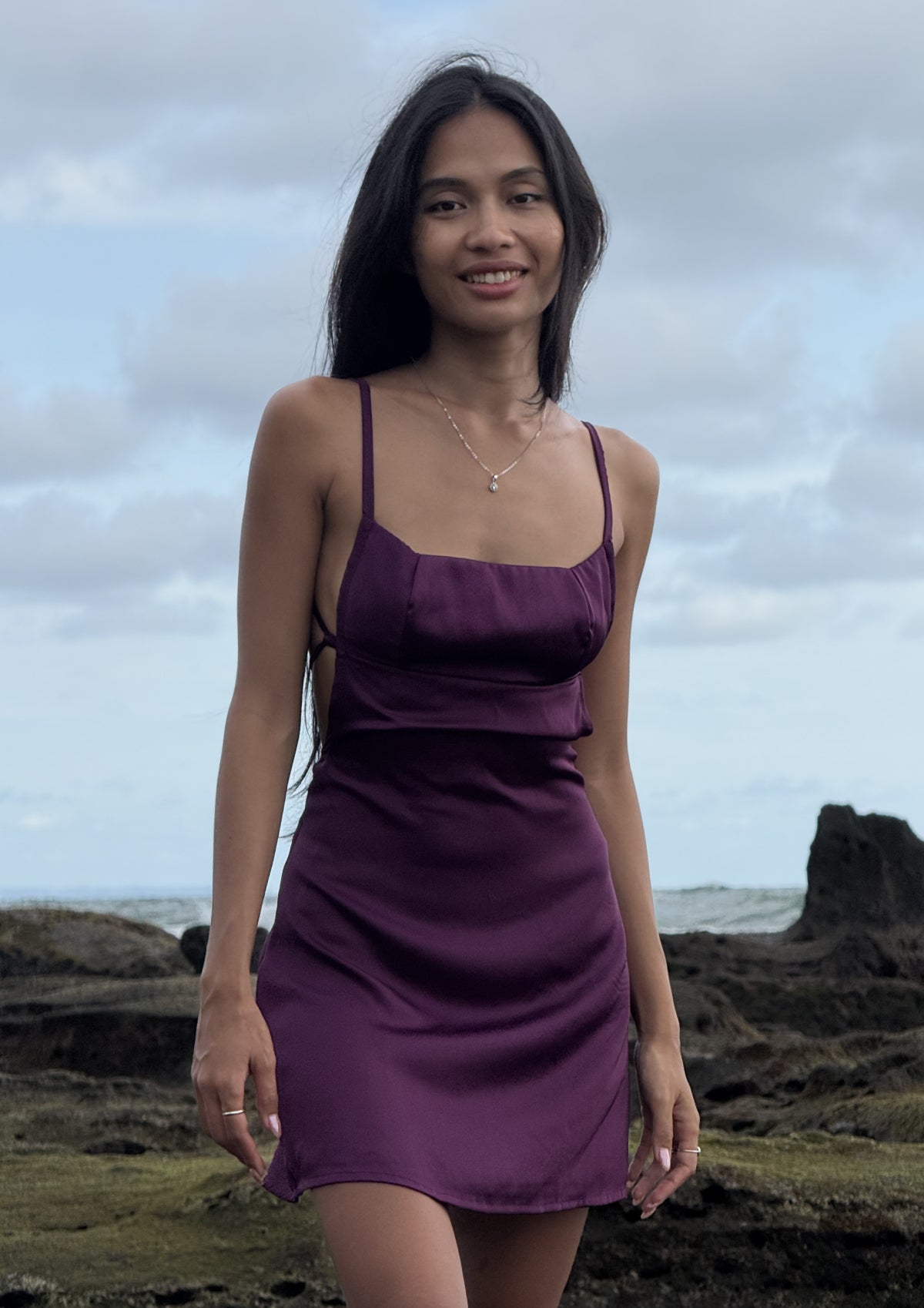 Gaun Selene — Pansy Purple